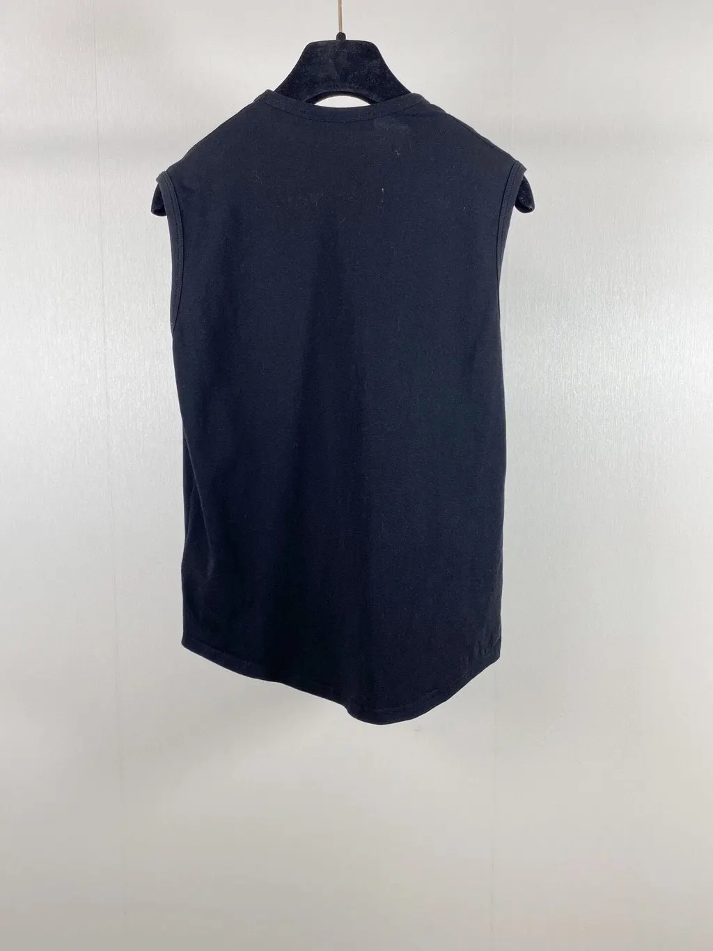Raf Simons Black Cotton T-Shirt Black Cotton Very good - Back View