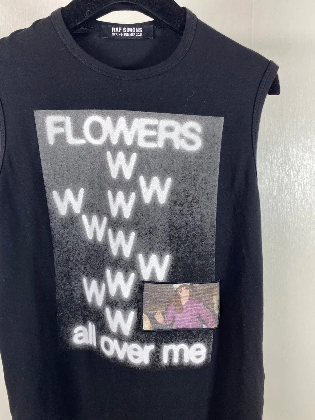 Raf Simons Black Cotton T-Shirt Black Cotton Very good - Inside View