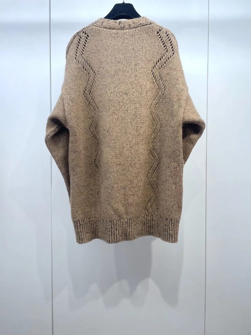 Chanel Camel Wool Knitwear Camel Wool Very good - Back View