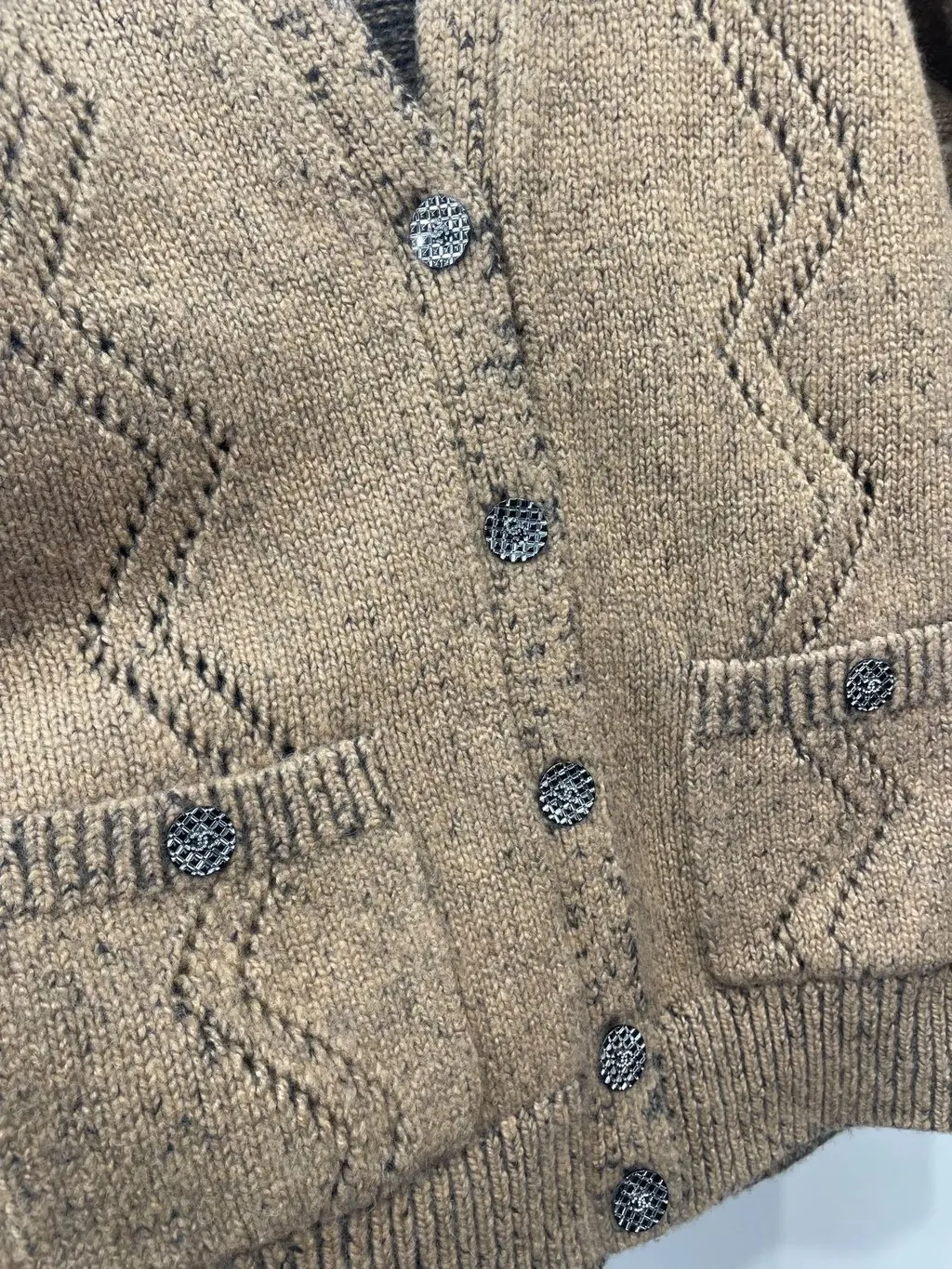 Chanel Camel Wool Knitwear Camel Wool Very good - Box View