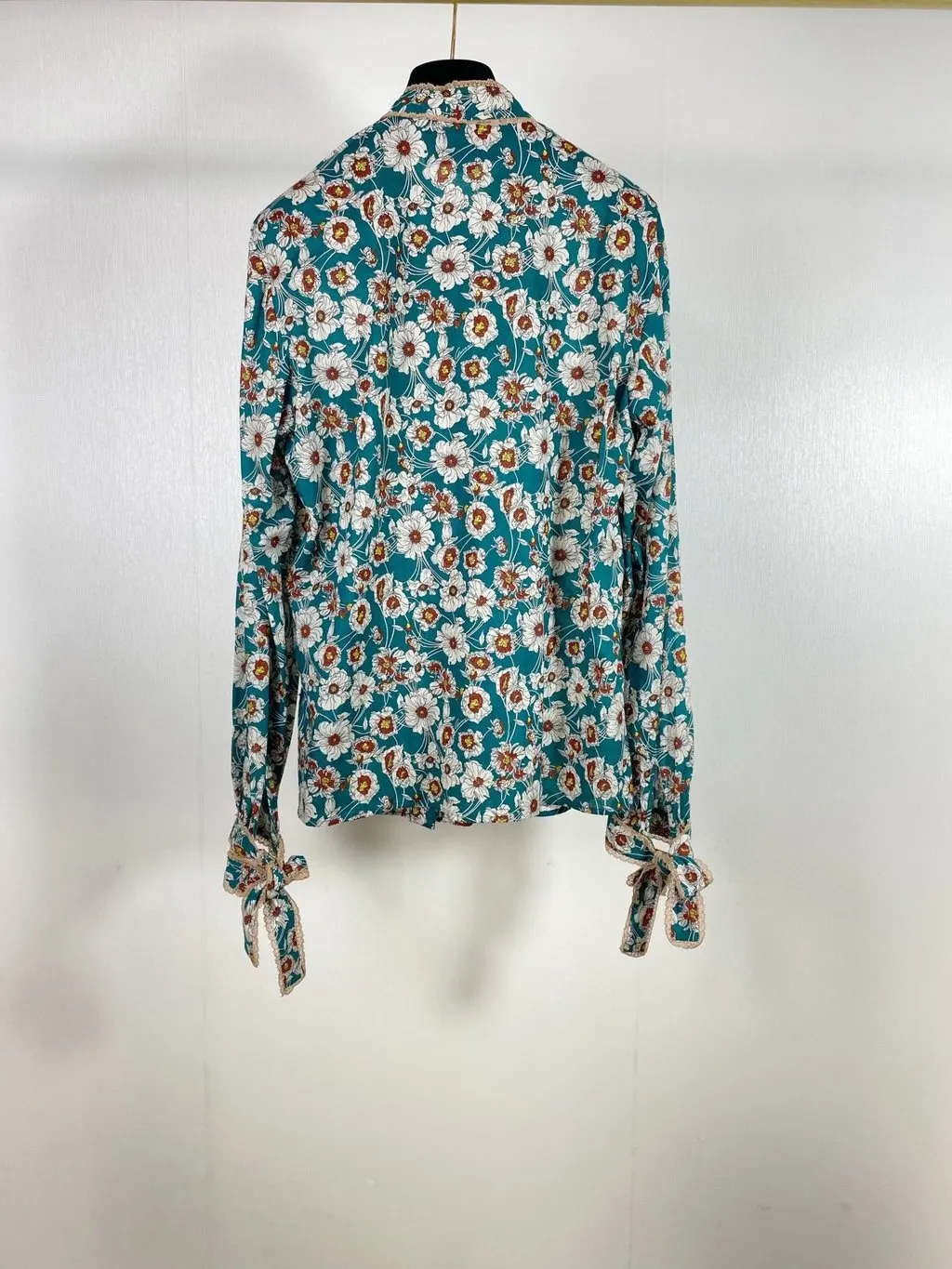 Gucci Cotton Top MultiColor Cotton Very good - Back View