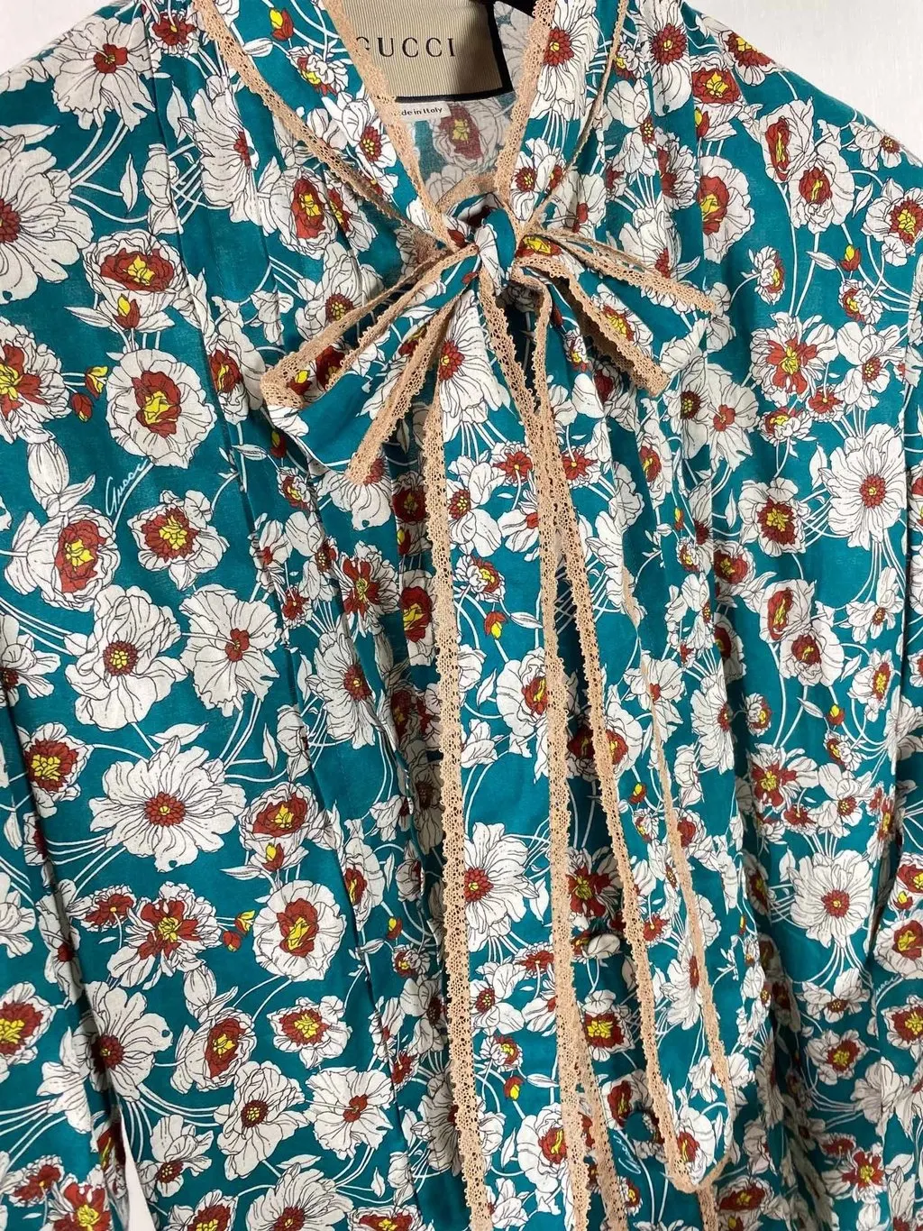 Gucci Cotton Top MultiColor Cotton Very good - Inside View