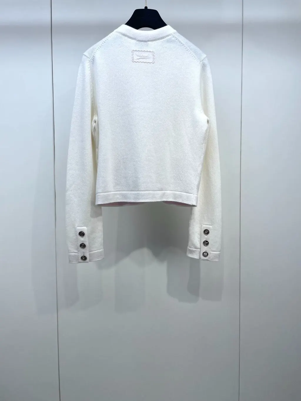 Chanel White Cashmere Knitwear White Cashmere Very good - Back View