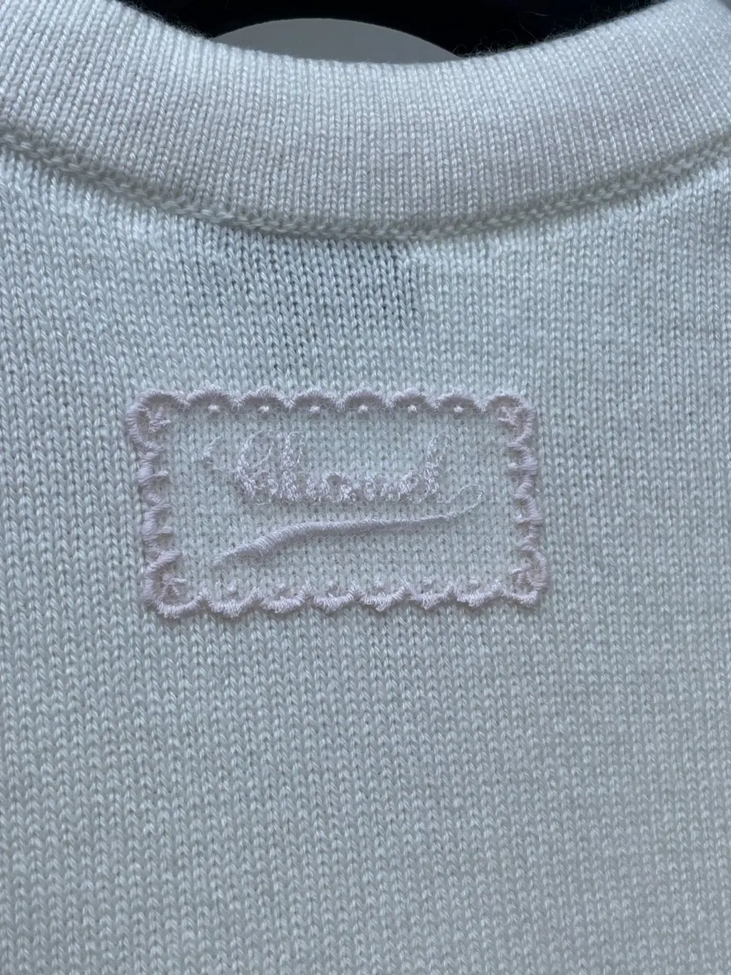 Chanel White Cashmere Knitwear White Cashmere Very good - Model View