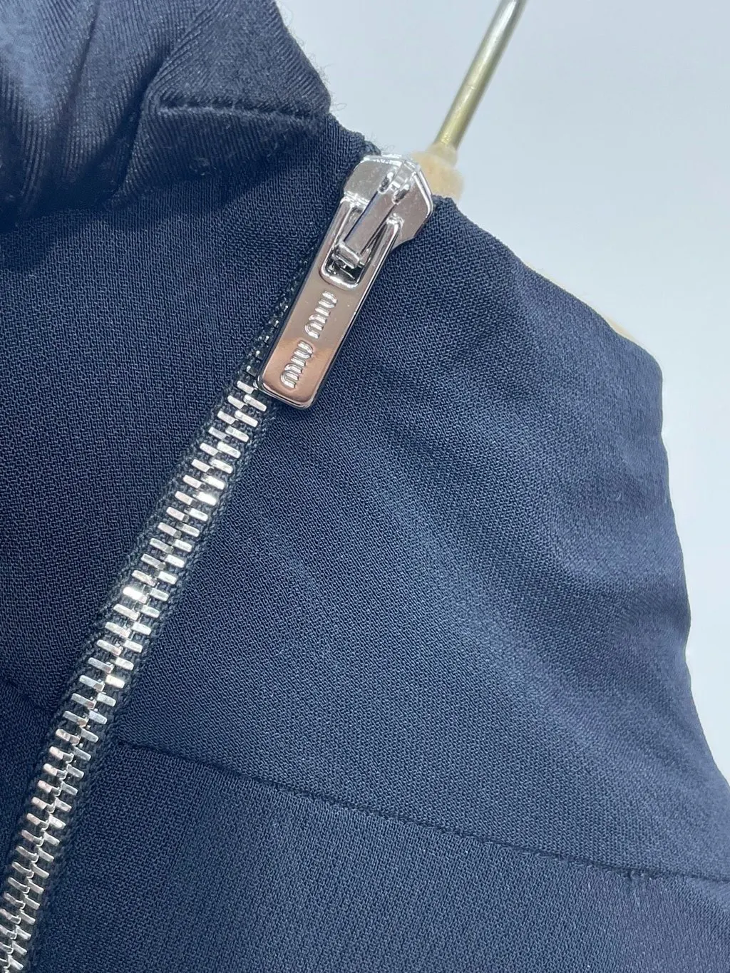 Miu Miu Black Viscose Top Black Viscose Very good - Inside View