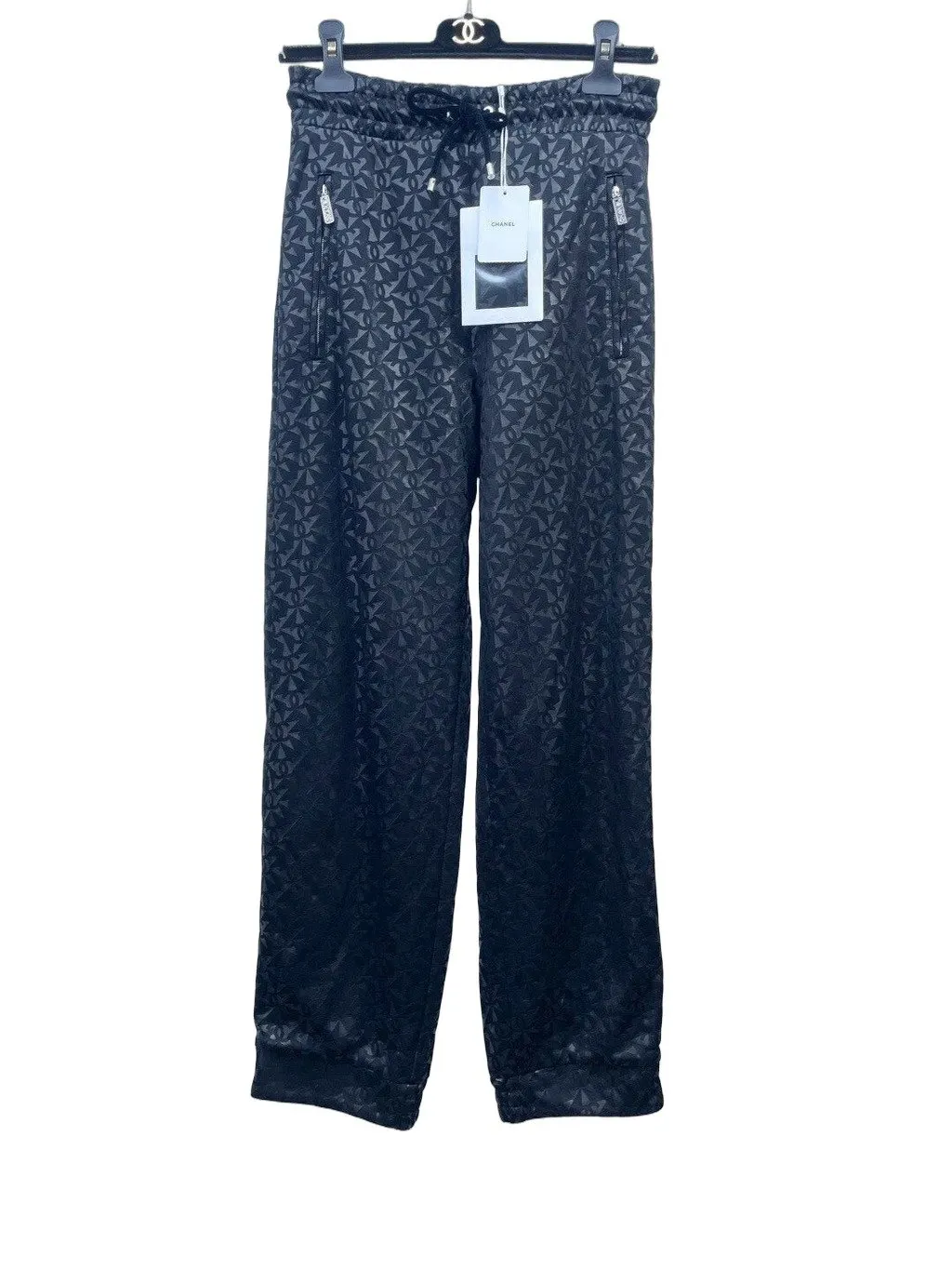 Chanel Black Viscose Trousers