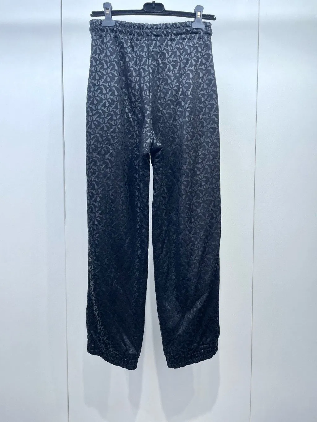 Chanel Black Viscose Trousers Black Viscose Very good - Back View