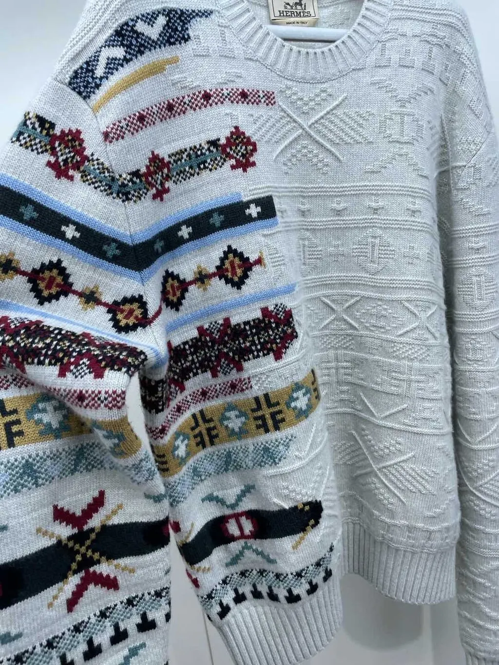 Hermès Cashmere Knitwear MultiColor Cashmere Very good - Model View