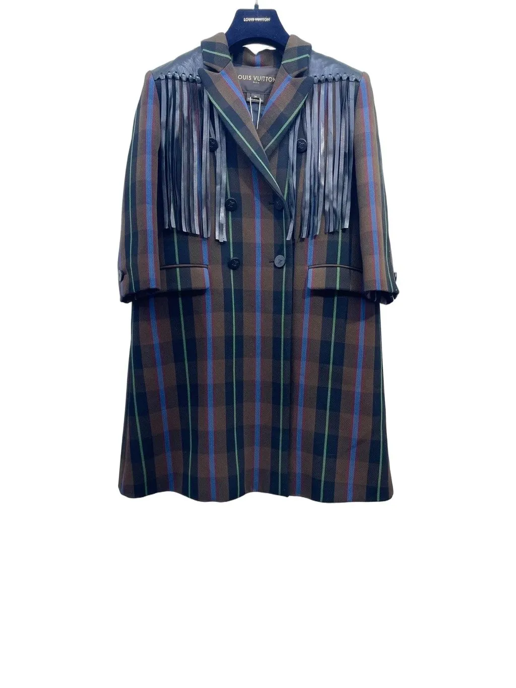 Louis Vuitton Wool Jacket MultiColor Wool Very good - Front View