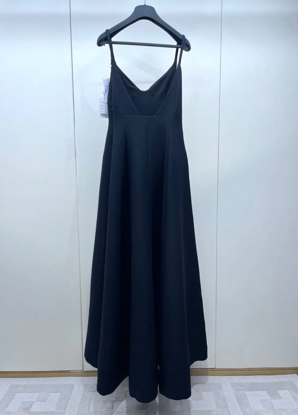 Dior Black Wool Dress Black Wool Very good - Back View