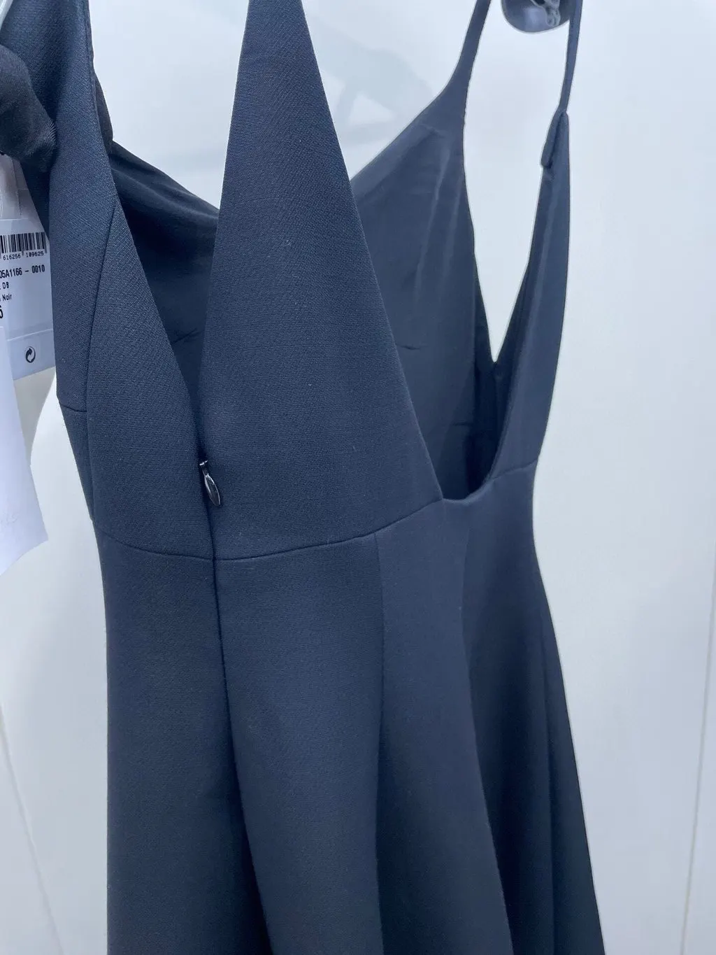 Dior Black Wool Dress Black Wool Very good - Inside View