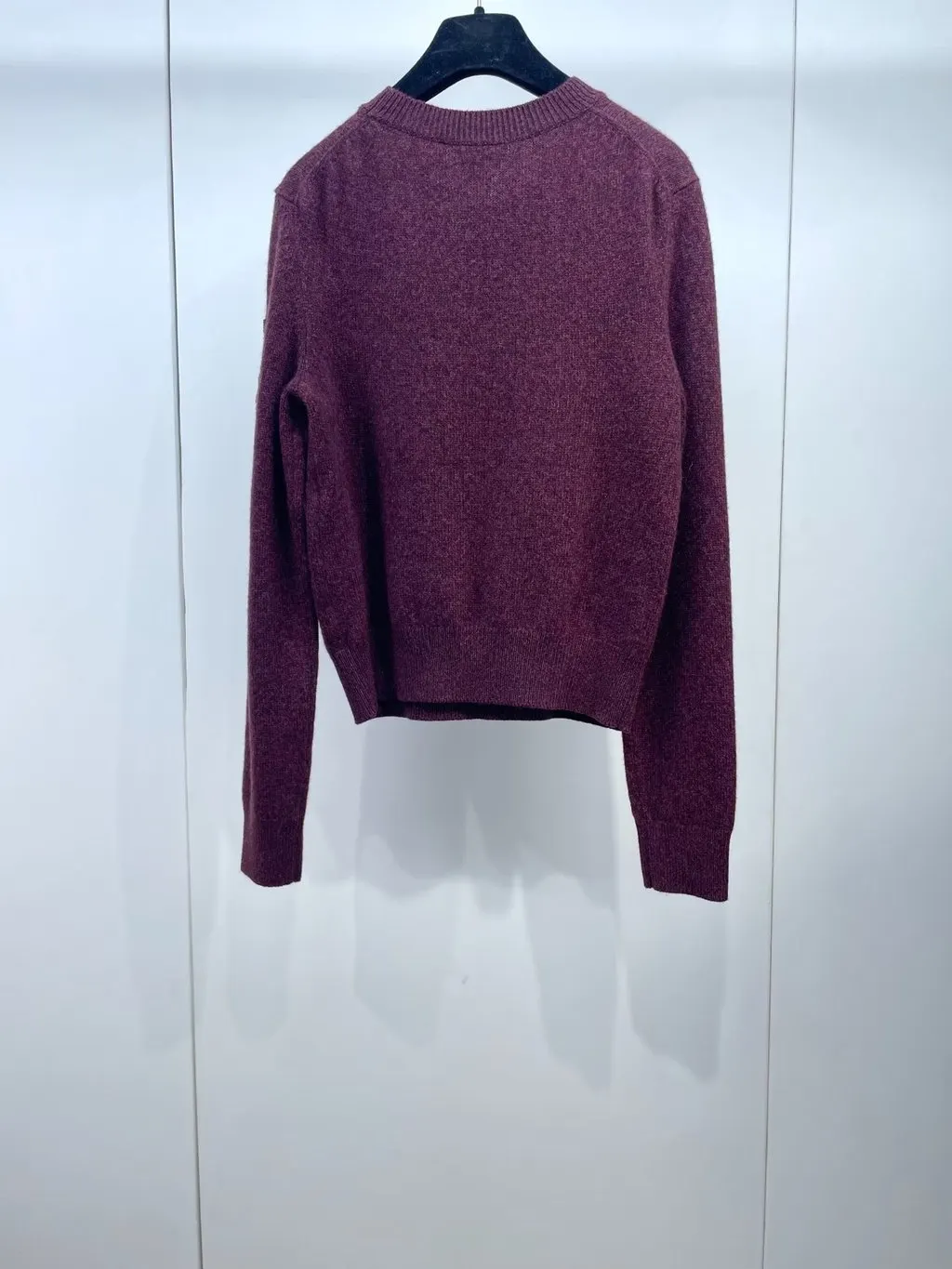 Chanel Burgundy Cashmere Knitwear Burgundy Cashmere Very good - Back View