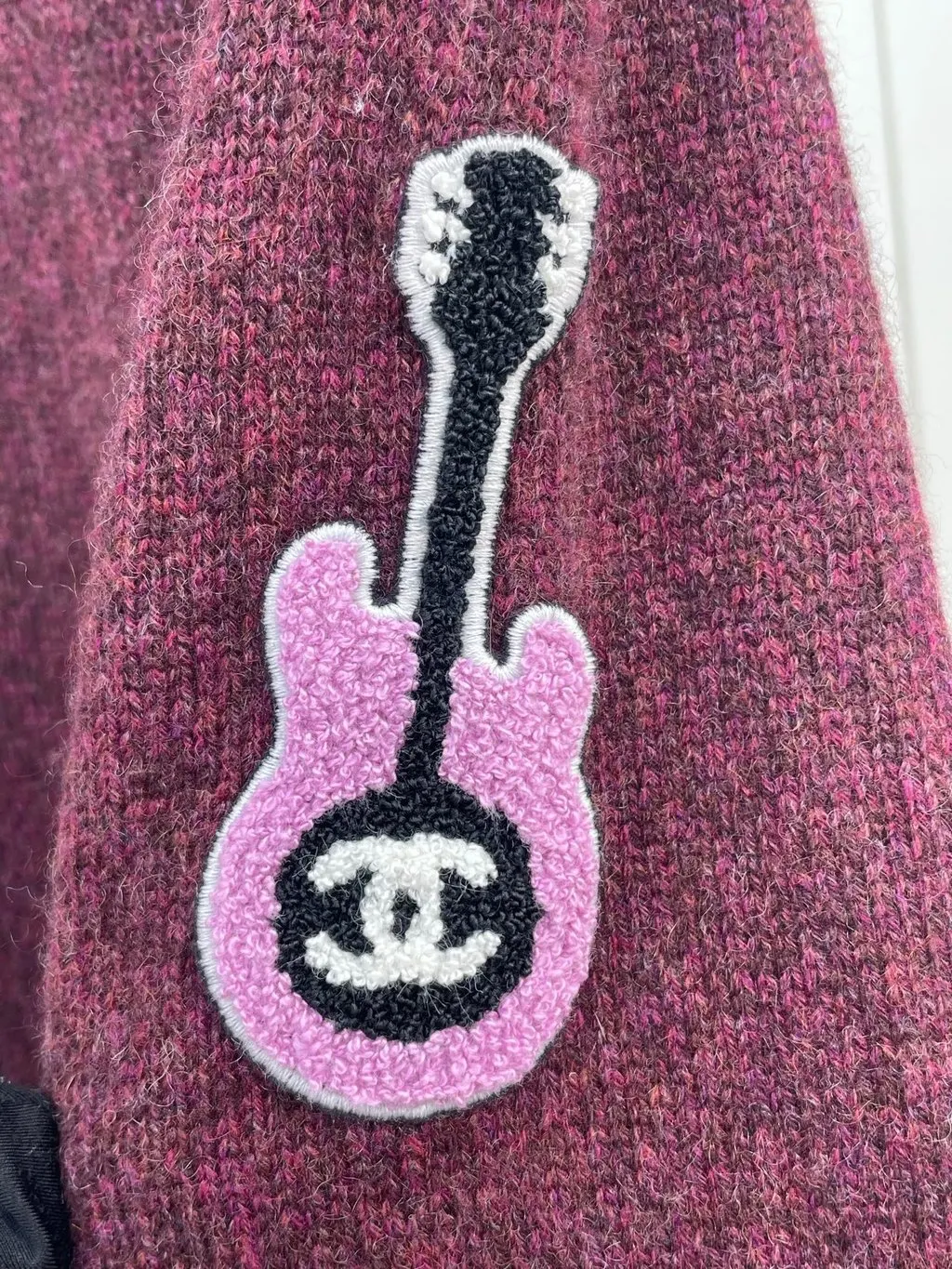 Chanel Burgundy Cashmere Knitwear Burgundy Cashmere Very good - Inside View