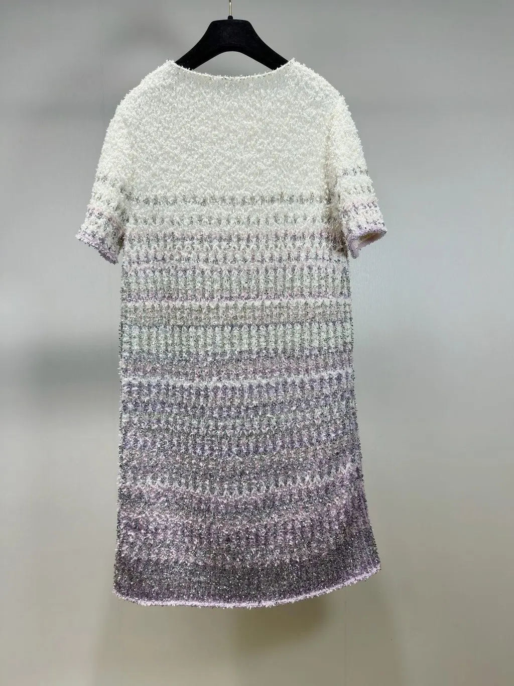 Chanel Tweed Dress MultiColor Tweed Very good - Back View