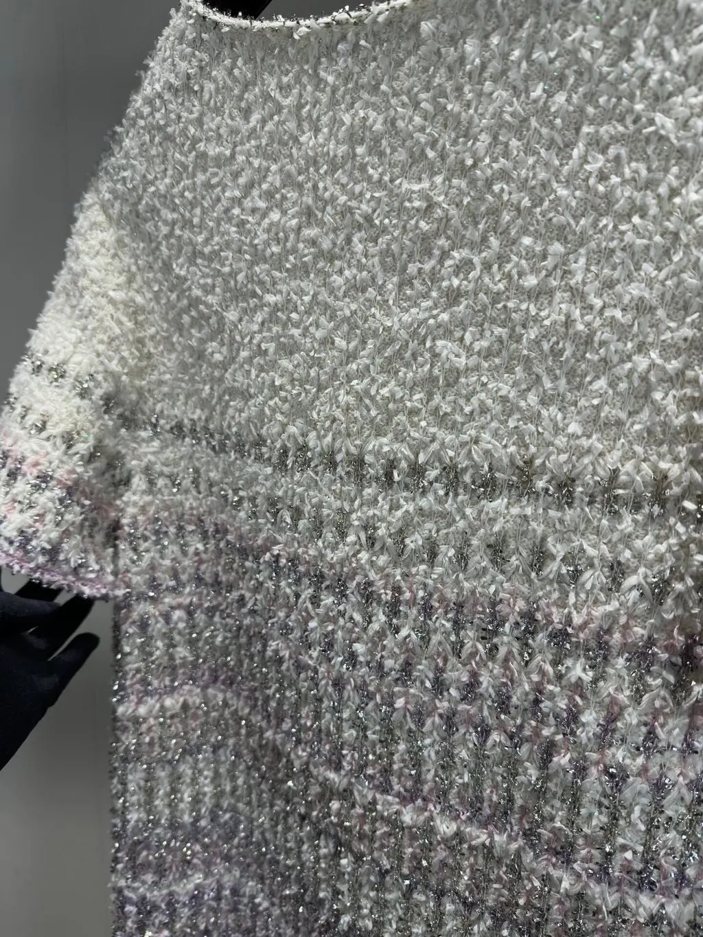 Chanel Tweed Dress MultiColor Tweed Very good - Inside View