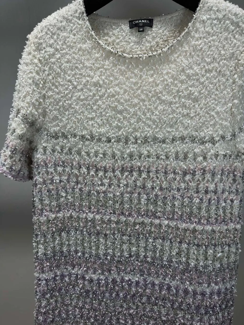 Chanel Tweed Dress MultiColor Tweed Very good - Box View