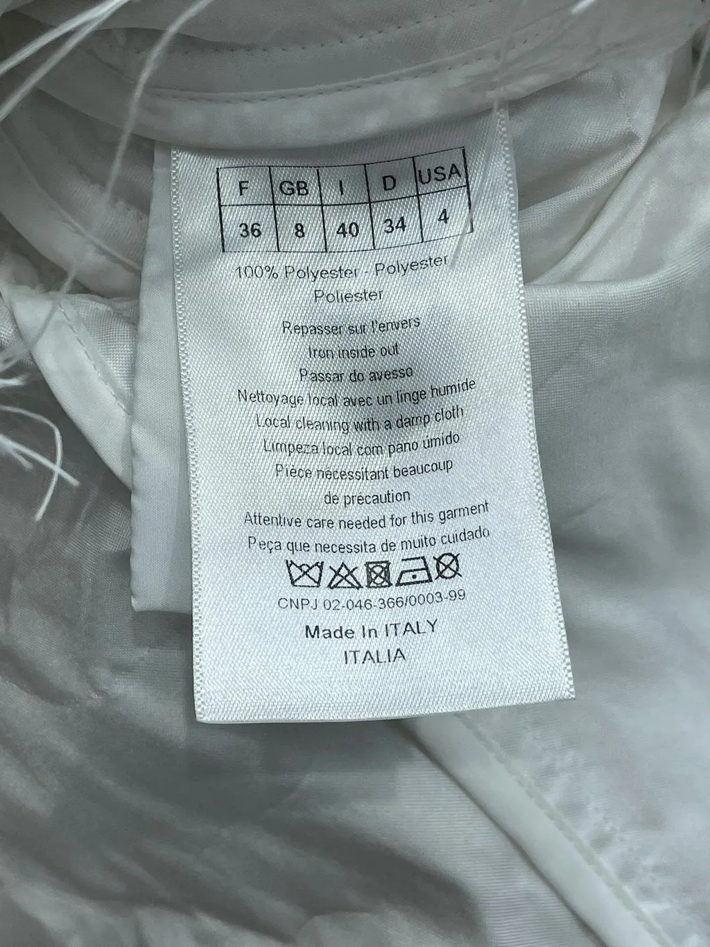 Dior White Polyamide Jacket White Polyamide Very good - Box View