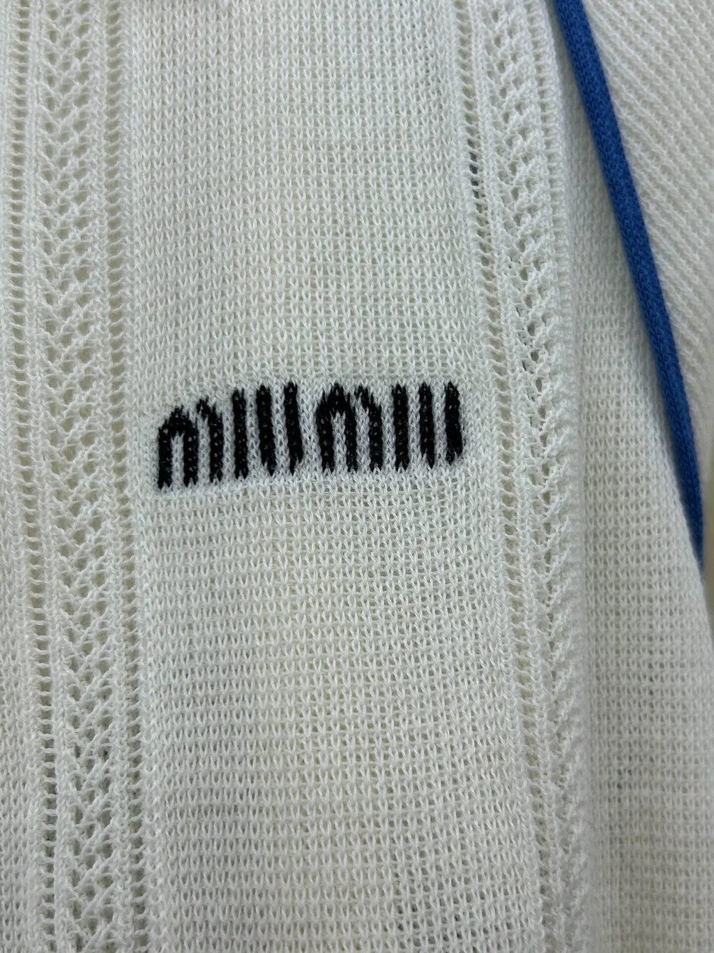 Miu Miu Cotton Top MultiColor Cotton Very good - Model View