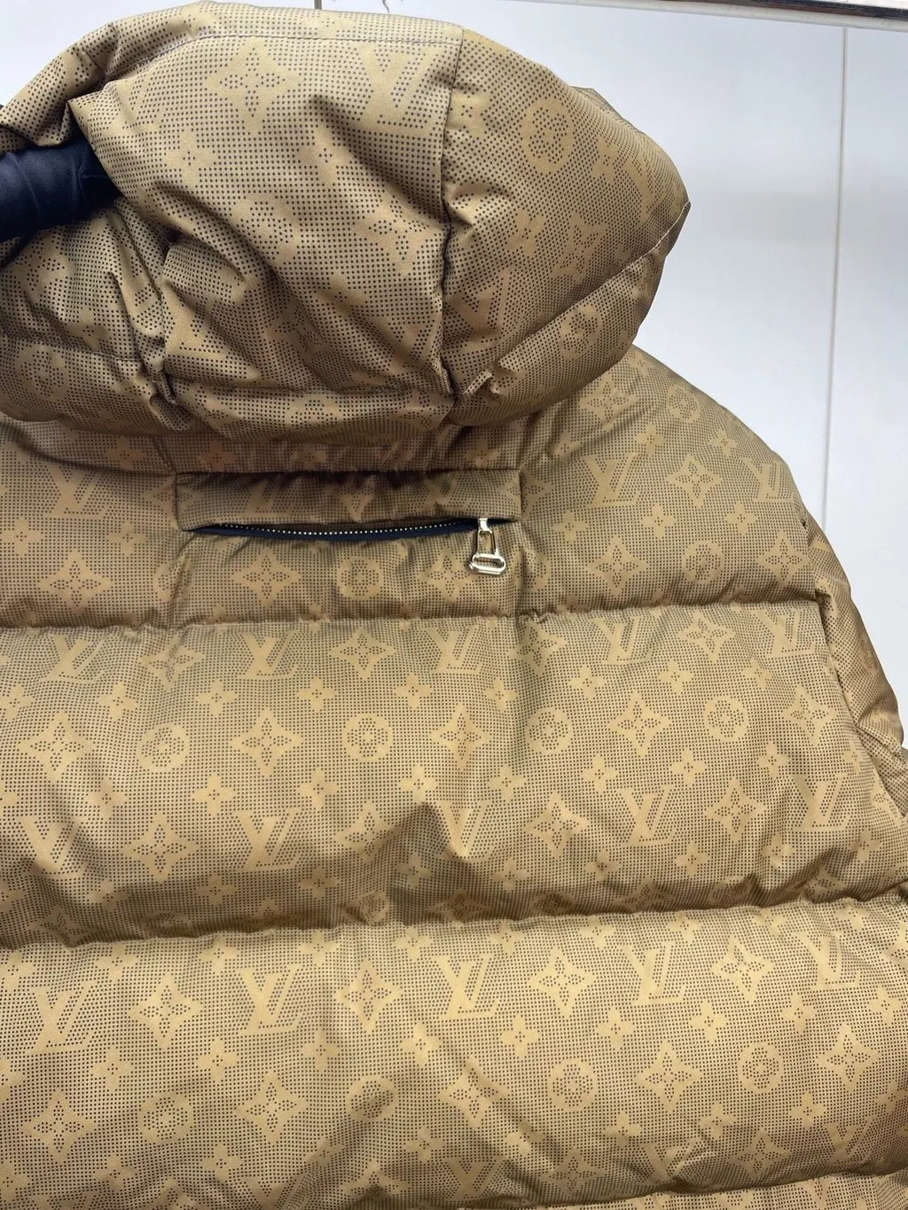 Louis Vuitton Camel Polyamide Jacket Camel Polyamide Very good - Model View