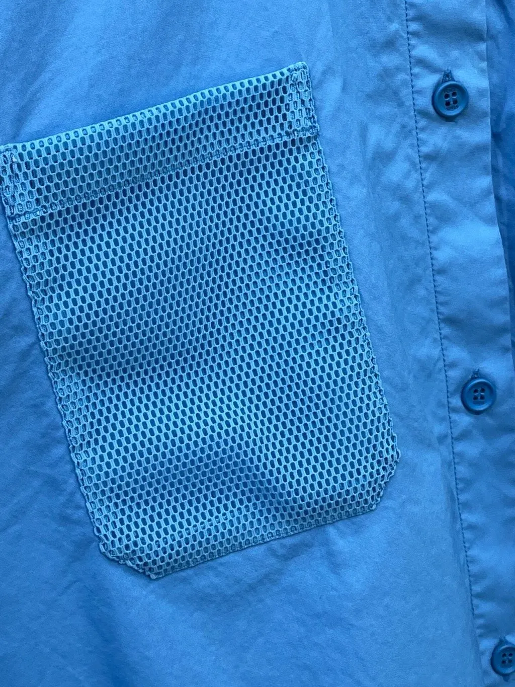 Fendi Blue Cotton Top Blue Cotton Very good - Model View