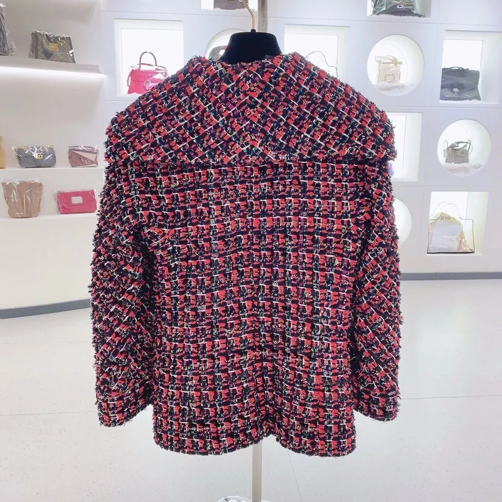 Chanel Tweed Jacket MultiColor Tweed Very good - Inside View