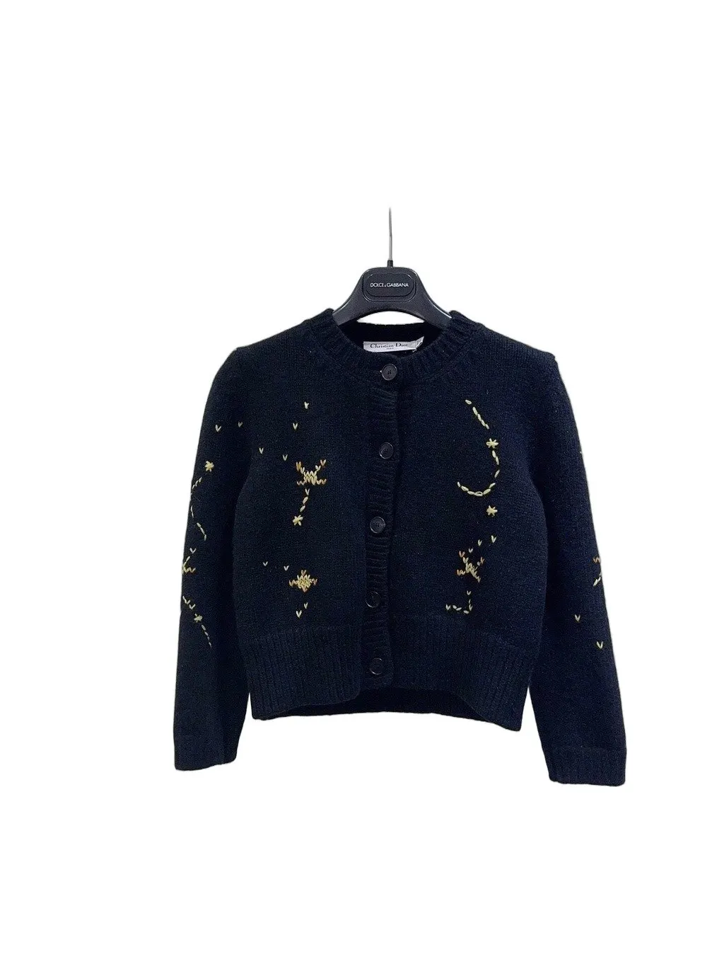 Dior Black Wool Knitwear Black Wool Very good - Front View