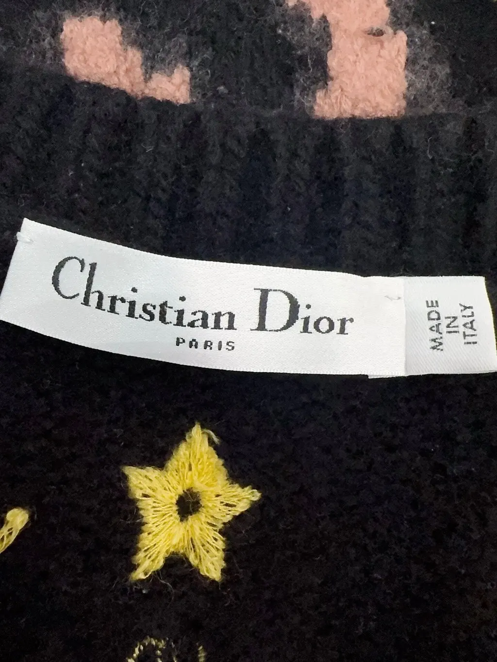 Dior Black Wool Knitwear Black Wool Very good - Model View