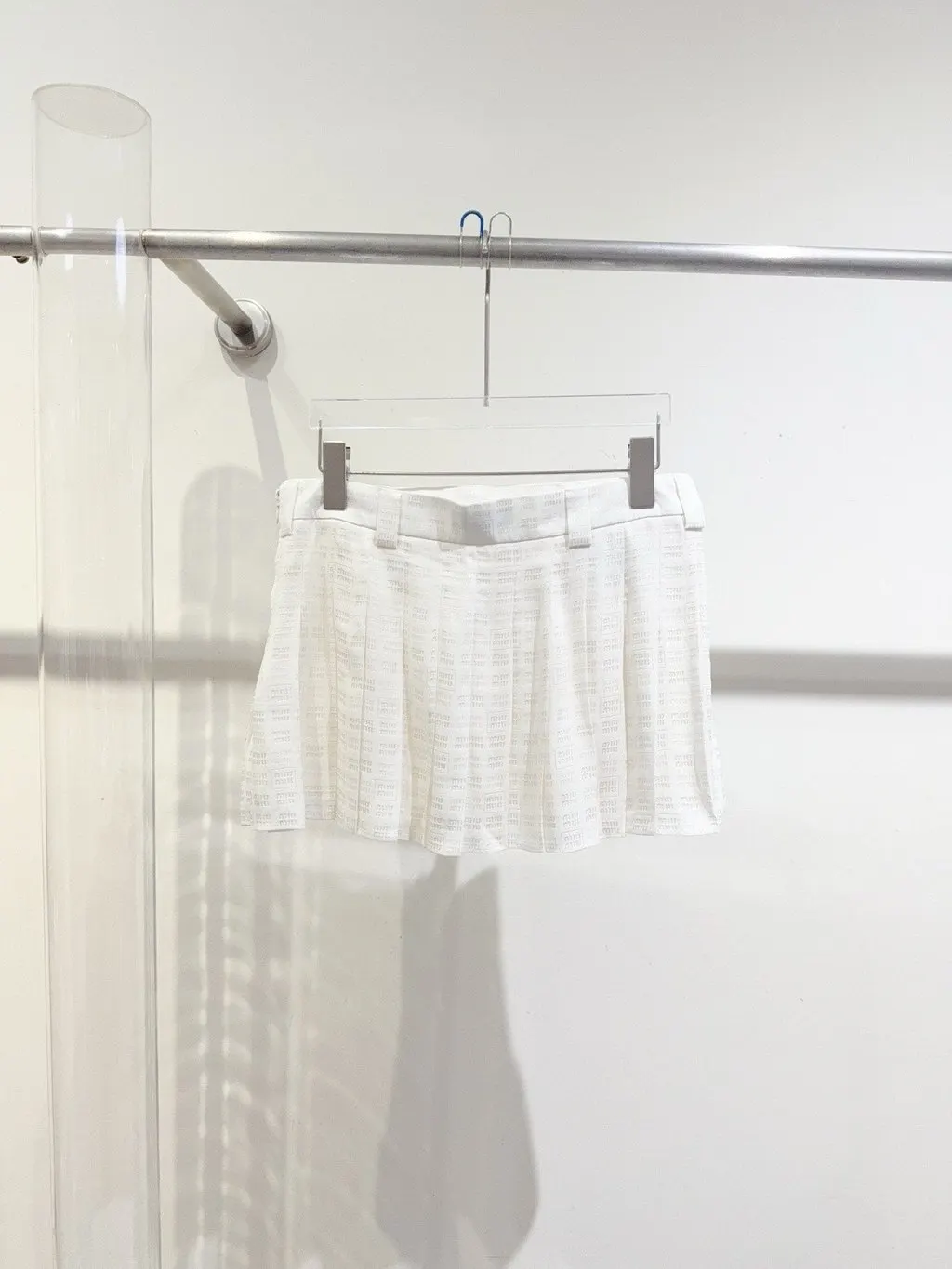 Miu Miu White Cotton Skirt White Cotton Never worn - Box View