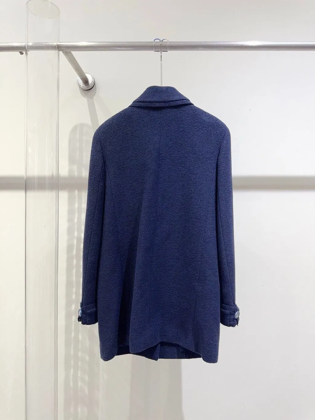 Chanel Navy Tweed Jacket Navy Tweed Very good - Inside View