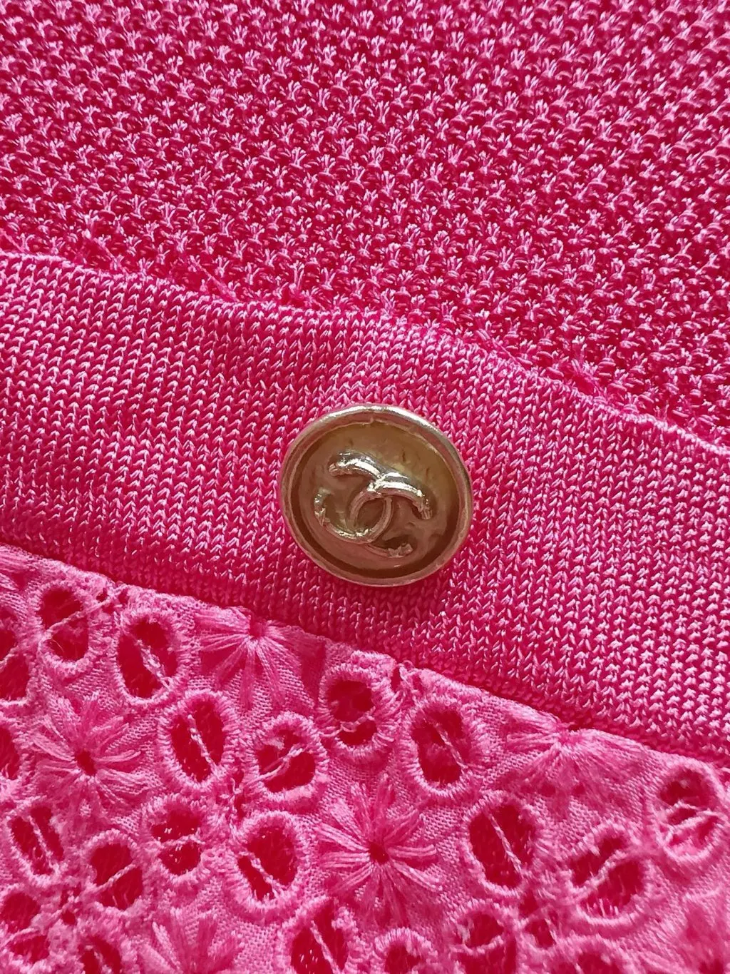 Chanel Pink Viscose Dress Pink Viscose Never worn, with tag - Back View