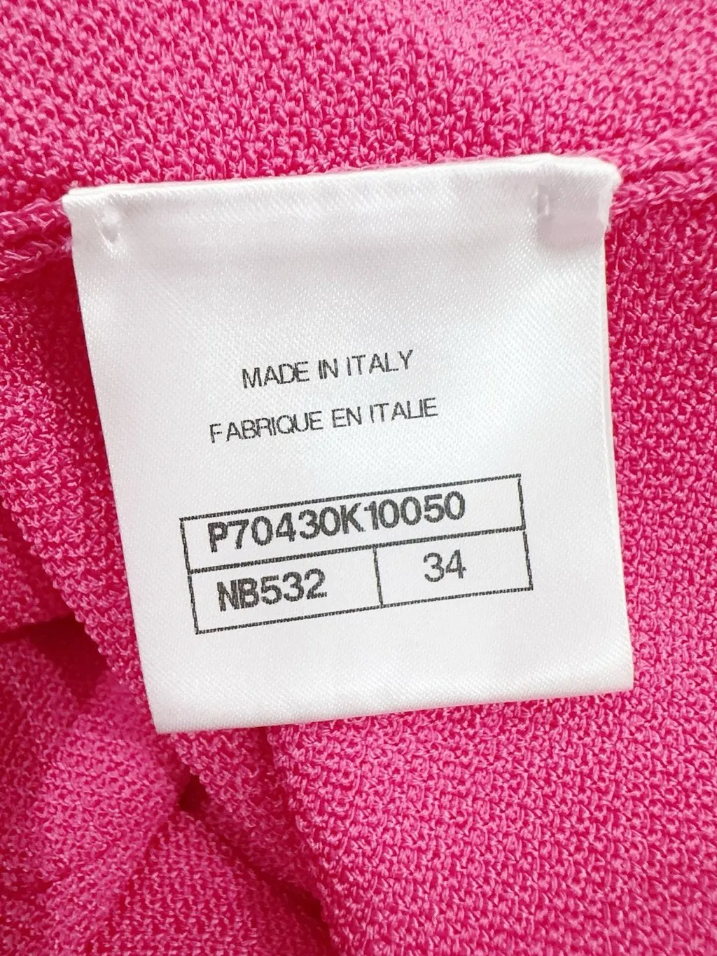Chanel Pink Viscose Dress Pink Viscose Never worn, with tag - Box View
