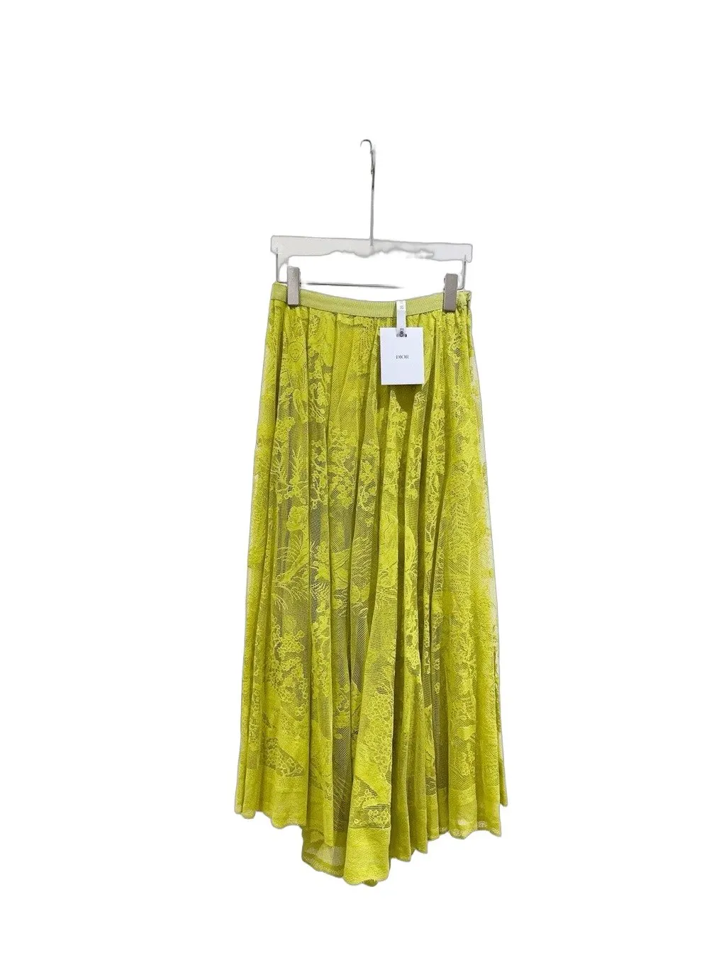 Dior Yellow Cotton Skirt