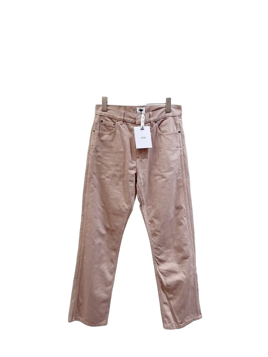 Dior Pink Denim Jeans Pink Denim Never worn - Front View