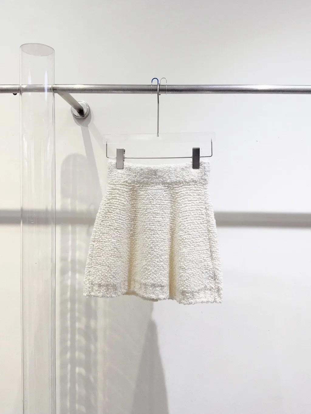 Prada Beige Tweed Skirt Beige Tweed Never worn, with tag - Box View
