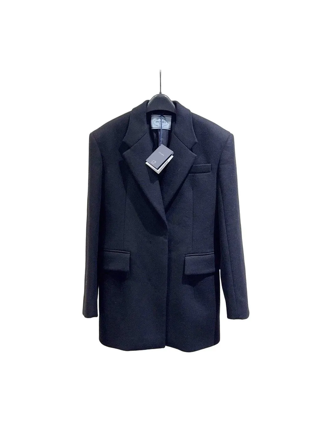 Prada Black Wool Coat