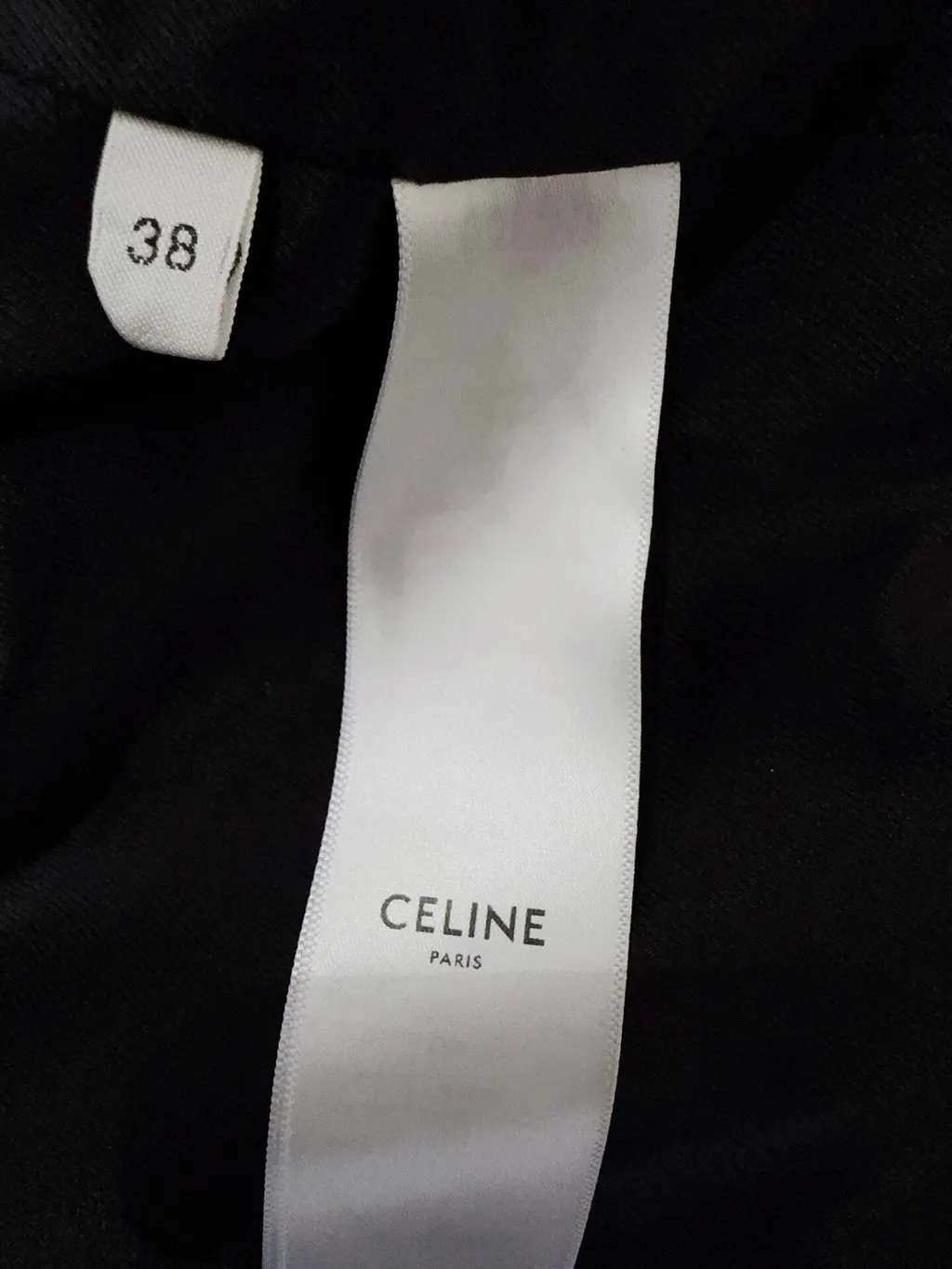 Celine Black Leather Jacket Black Leather Never worn - Box View