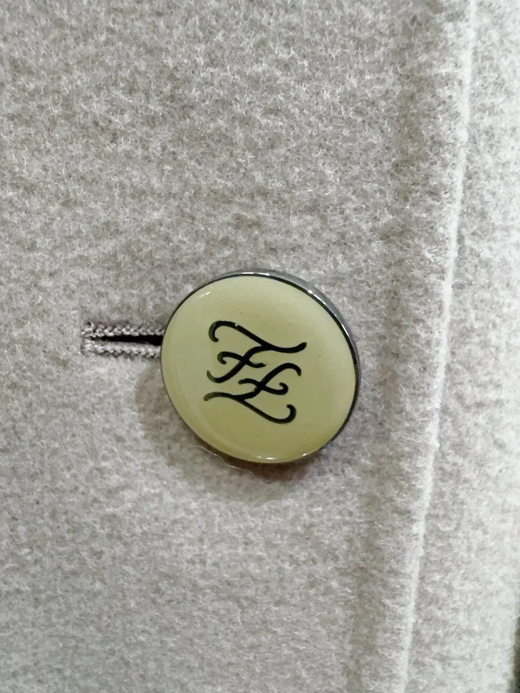 Fendi Beige Wool Coat Beige Wool Never worn, with tag - Inside View