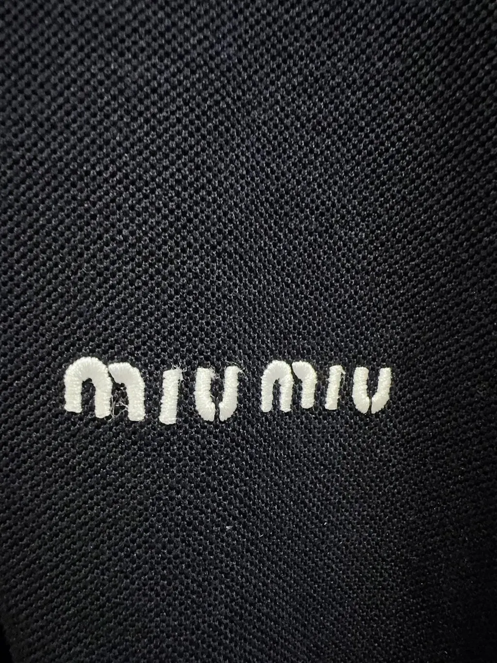 Miu Miu Navy Cotton Top Navy Cotton Very good - Back View