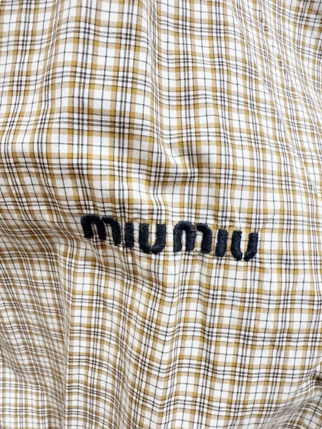 Miu Miu Cotton Dress MultiColor Cotton Never worn, with tag - Inside View