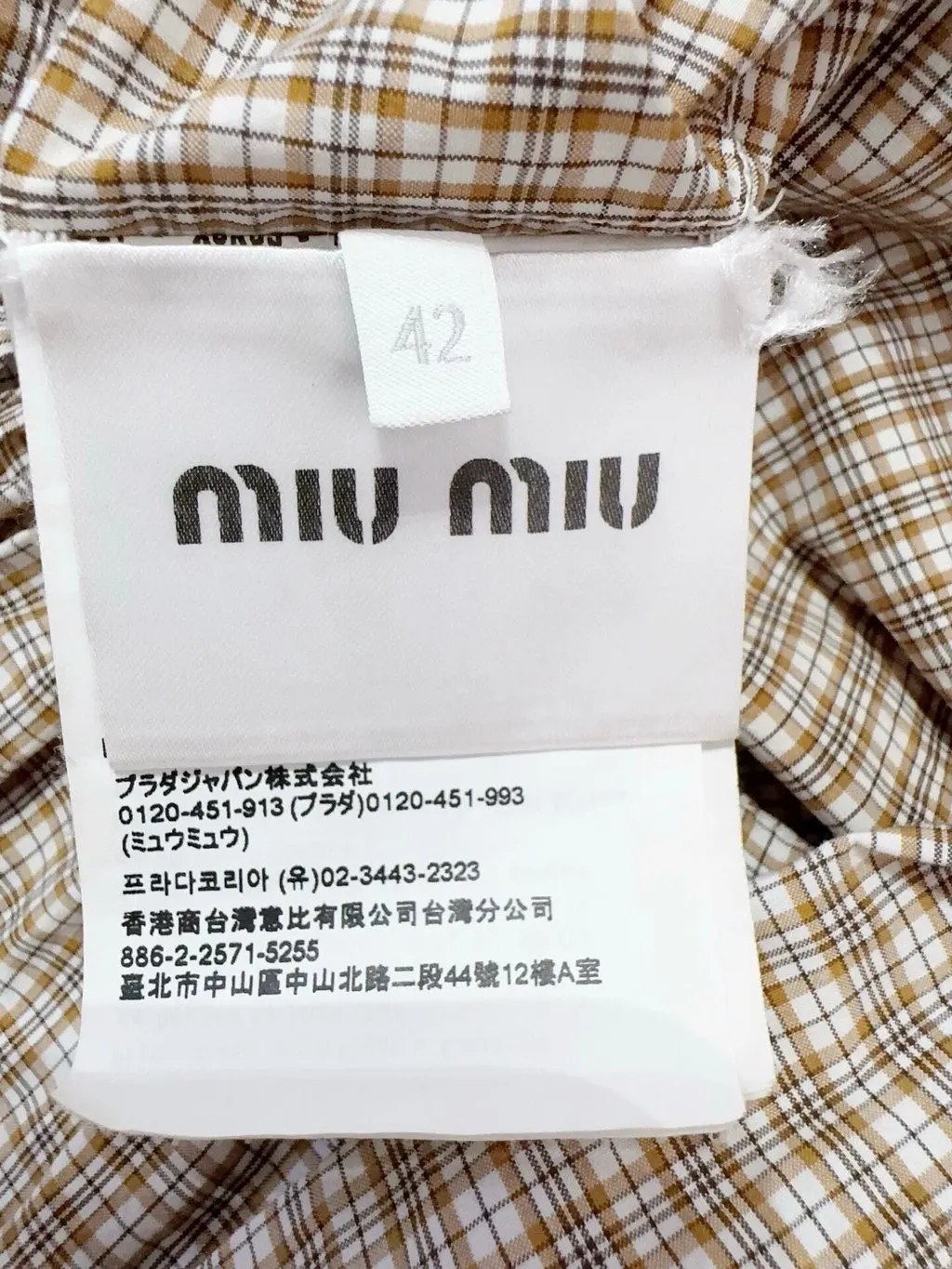 Miu Miu Cotton Dress MultiColor Cotton Never worn, with tag - Box View