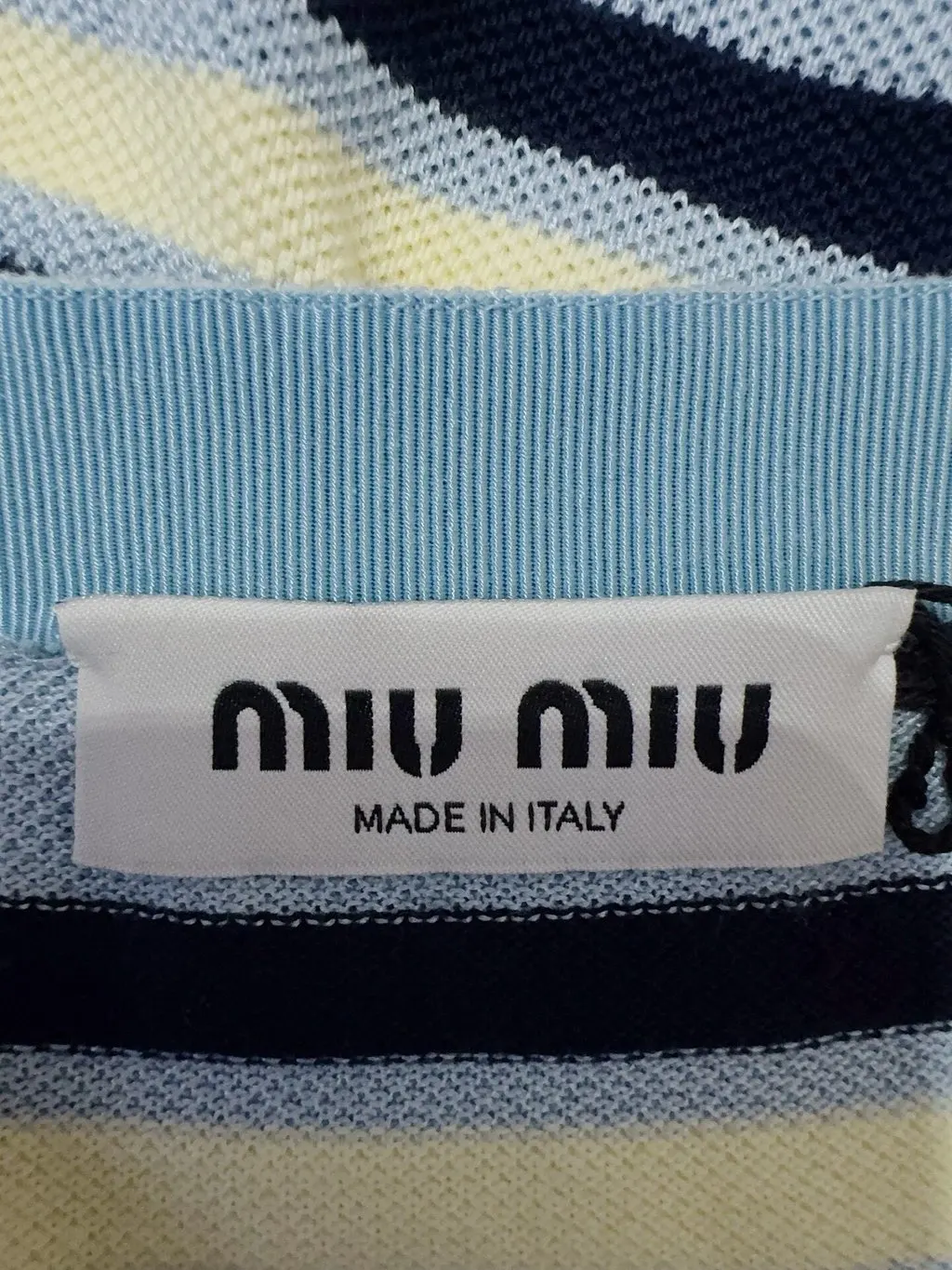 Miu Miu Cotton Skirt MultiColor Cotton Never worn, with tag - Model View