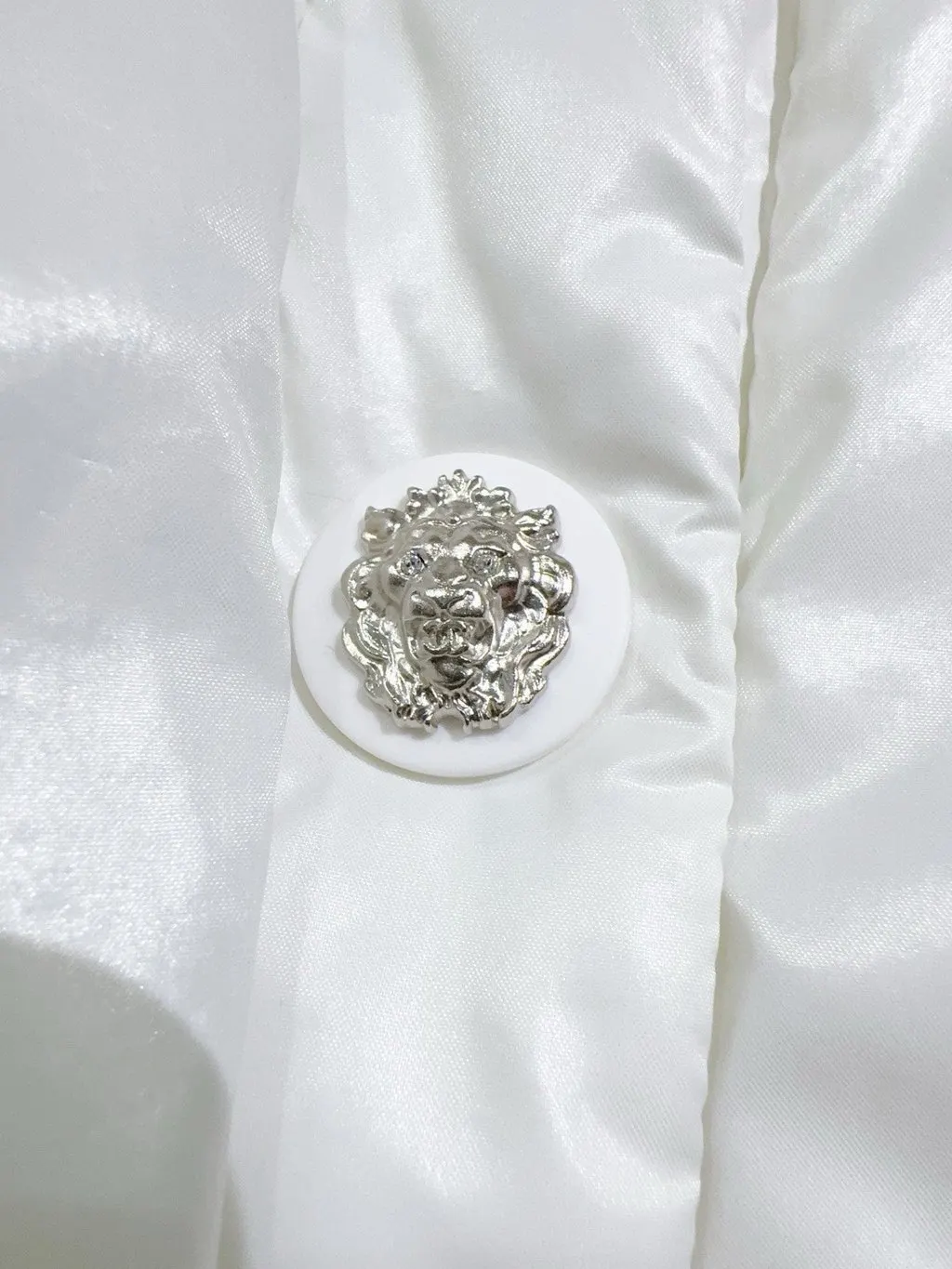 Chanel White Polyamide Jacket White Polyamide Very good - Back View