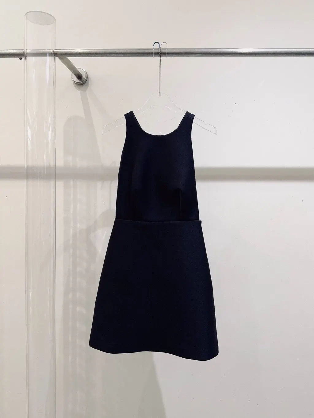 Prada Black Cotton Dress Black Cotton Never worn - Back View