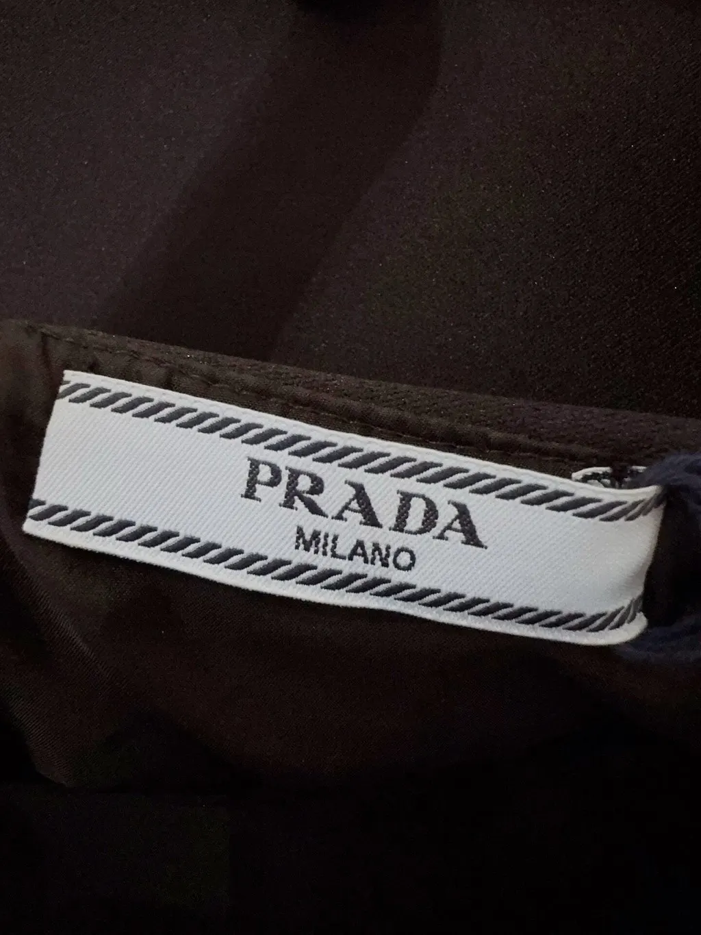 Prada Black Cotton Dress Black Cotton Never worn - Model View