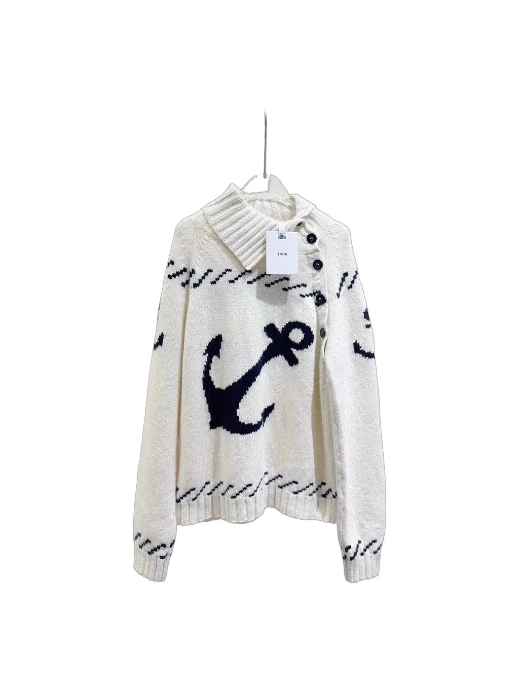 Dior Cashmere Knitwear MultiColor Cashmere Never worn - Front View