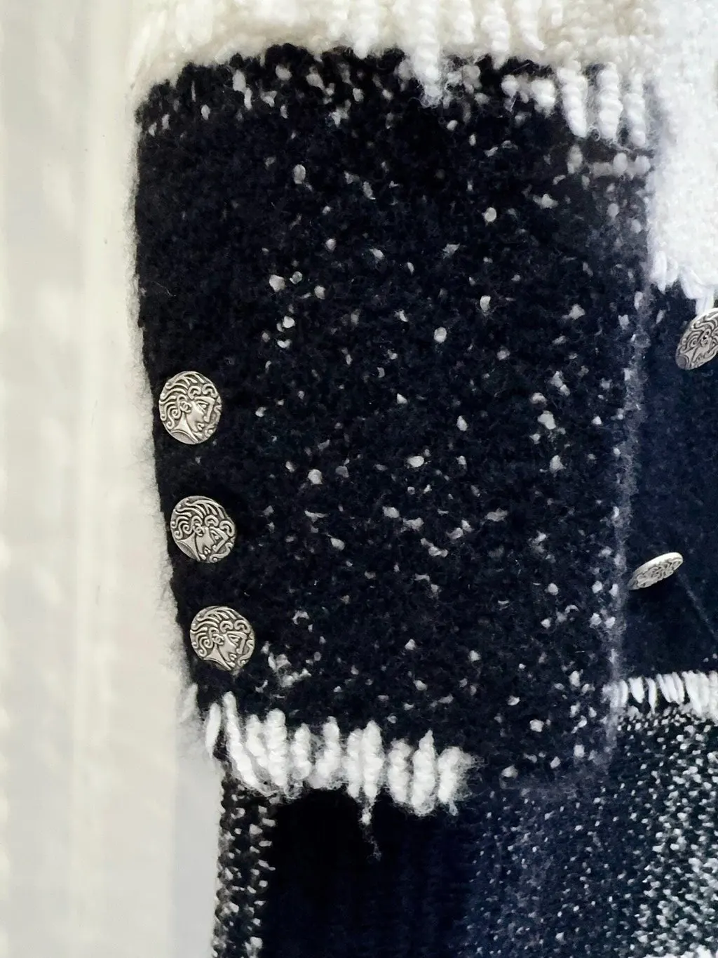 Chanel Tweed Coat MultiColor Tweed Very good - Inside View