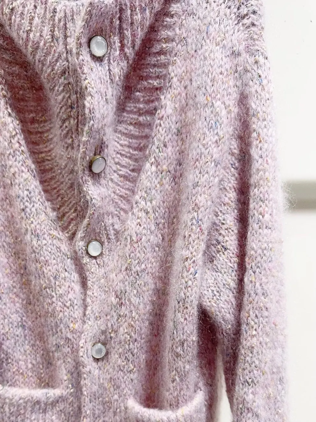 Louis Vuitton Pink Wool Knitwear Pink Wool Never worn - Back View