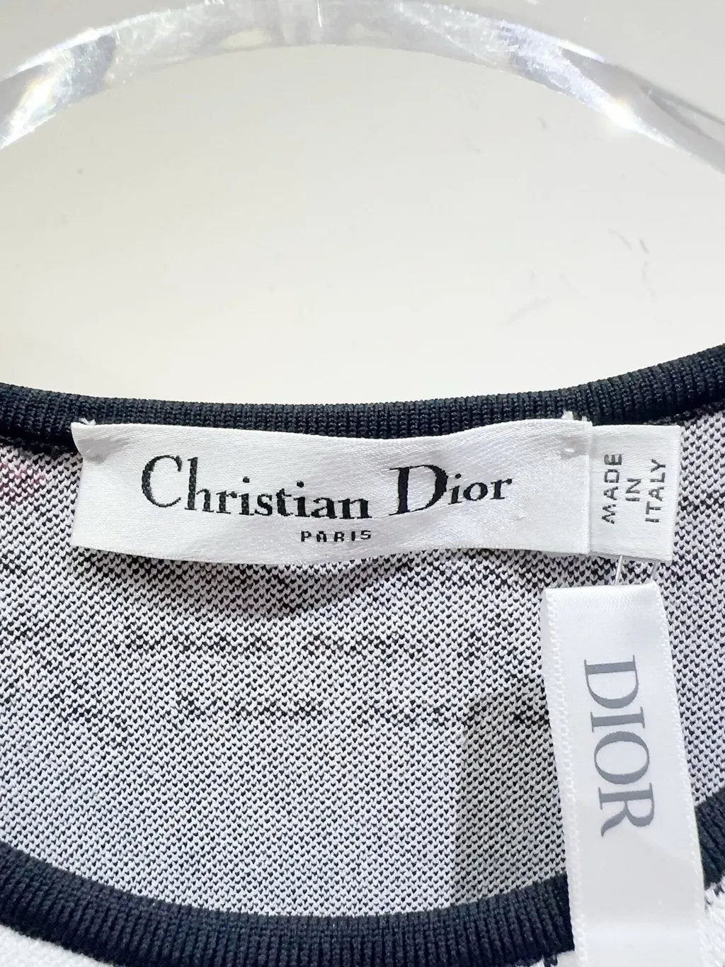 Dior Viscose Dress MultiColor Viscose Never worn, with tag - Back View