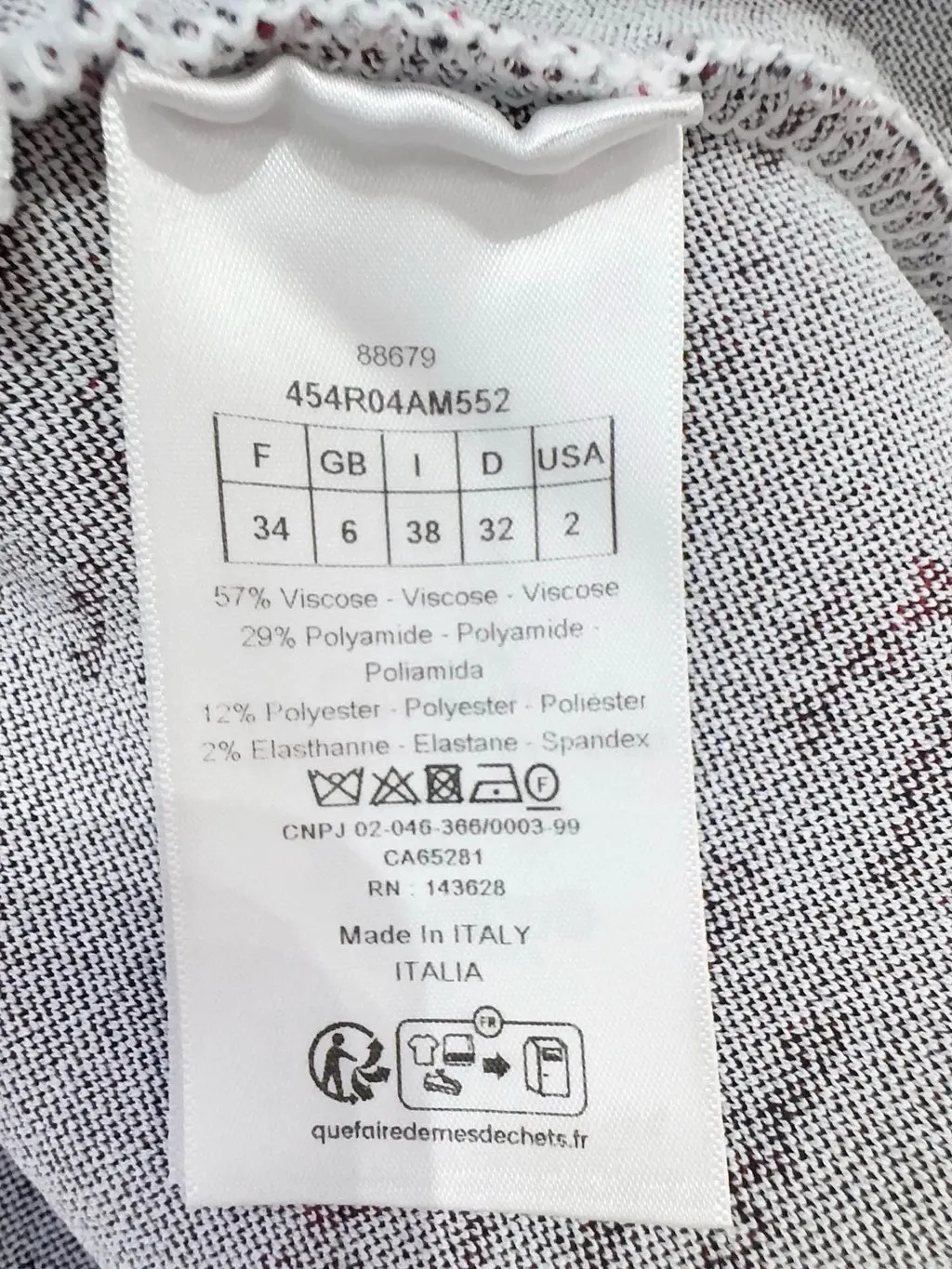 Dior Viscose Dress MultiColor Viscose Never worn, with tag - Box View