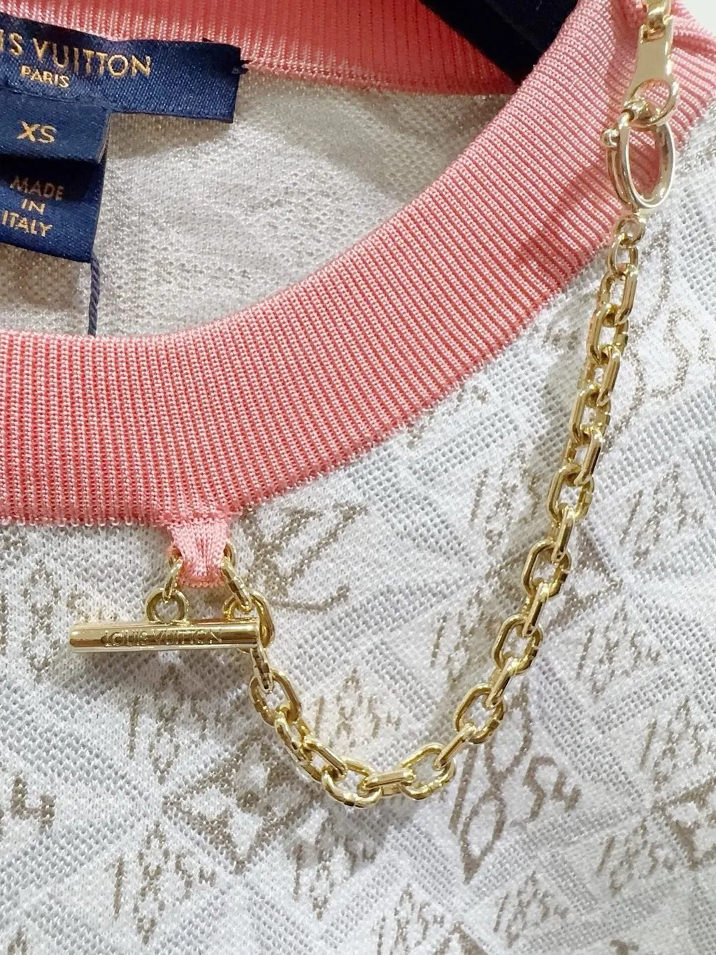 Louis Vuitton Silk Knitwear MultiColor Silk Never worn, with tag - Inside View